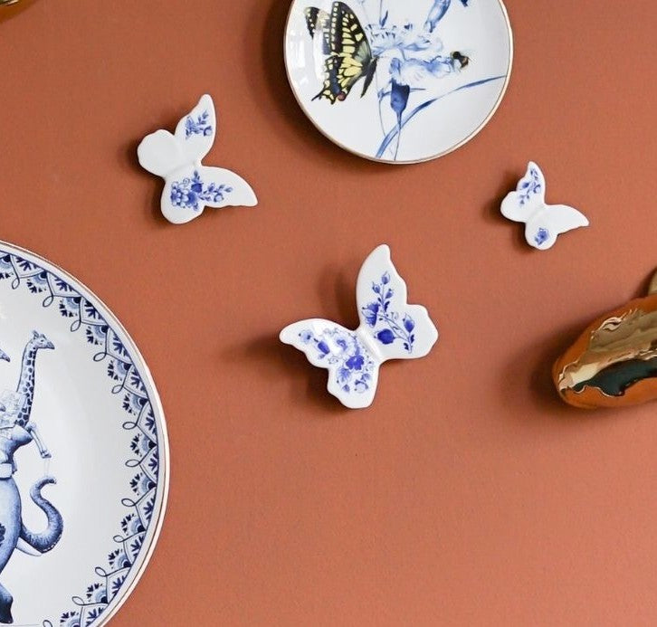 PORCELAIN BUTTERFLIES WALL DÉCOR