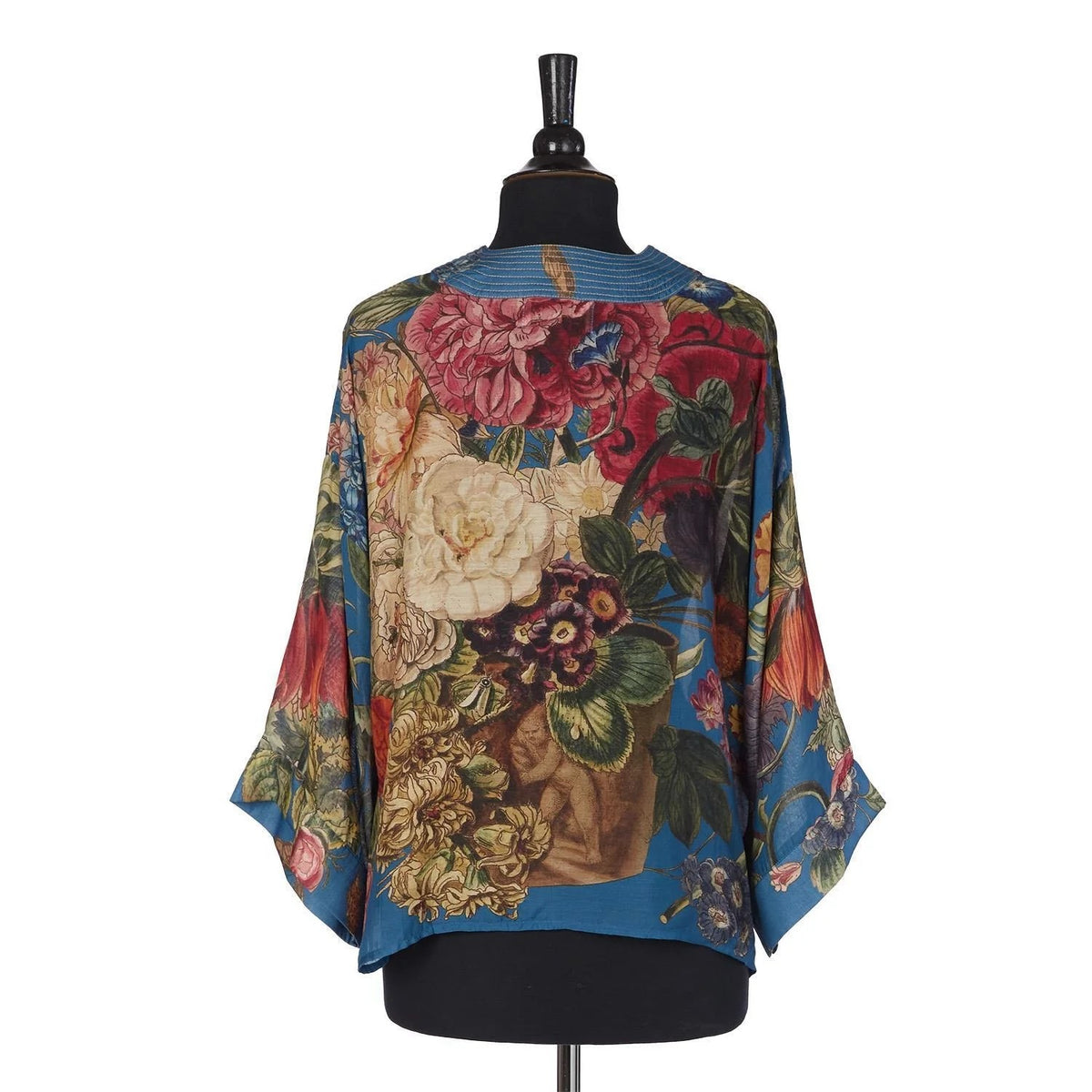 PRIMULA SHORT KIMONO - TEAL