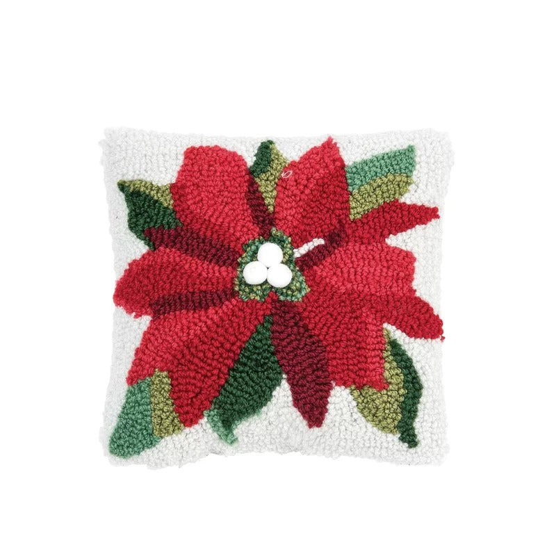 Elegance is in full bloom with this beautiful holiday gift pillow. This 8" x 8" pillow is also a wonderful gift, especially for hard-to-shop-for relatives! 