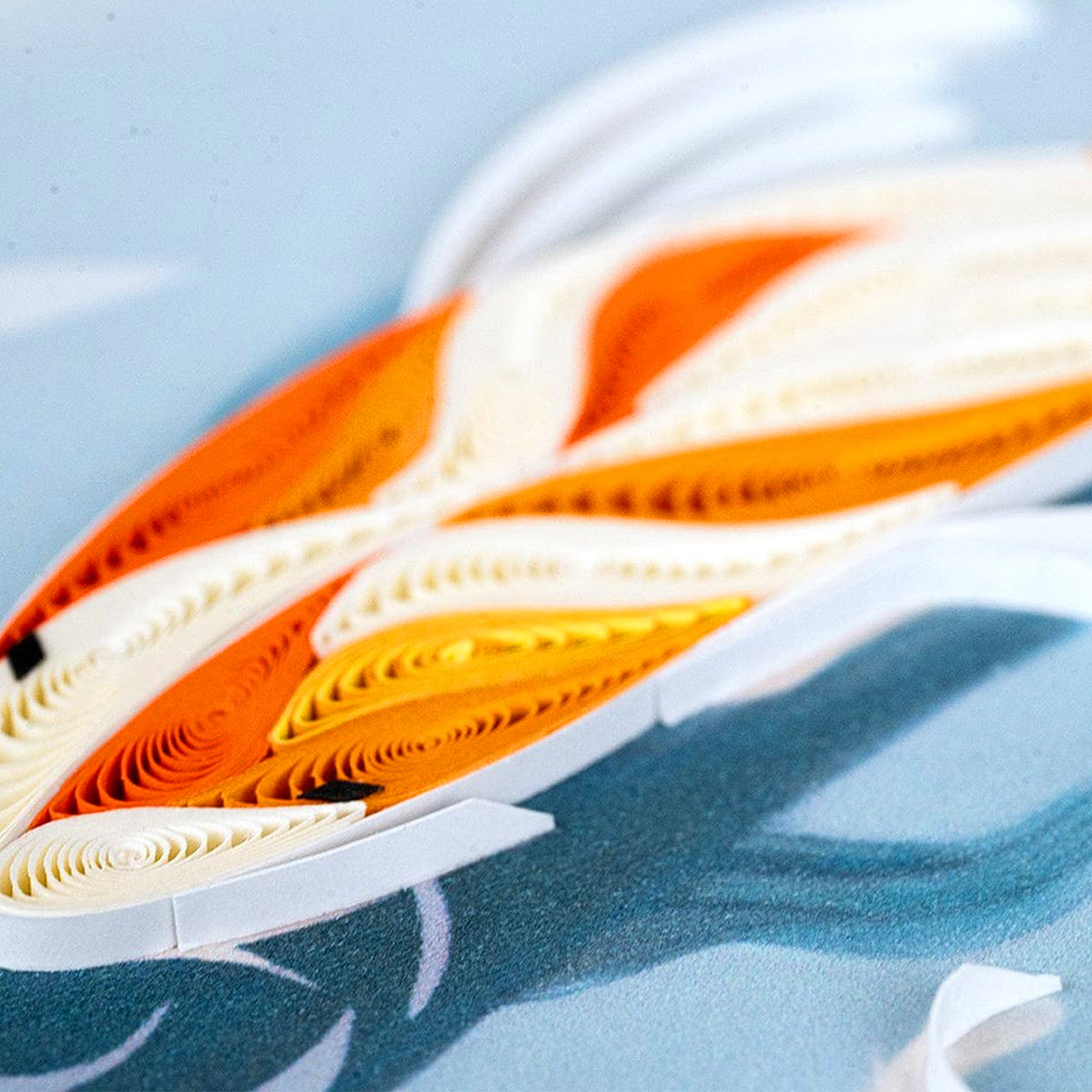 QUILLED KOI CARD