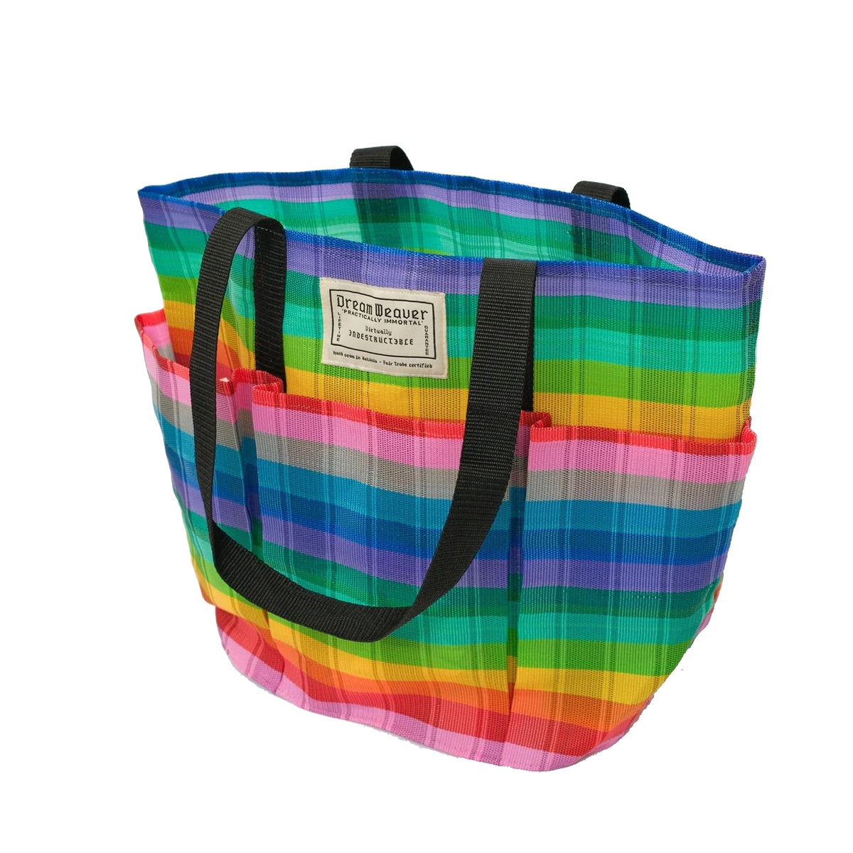 RAINBOW STRIPE BUDDY BAG TOTE