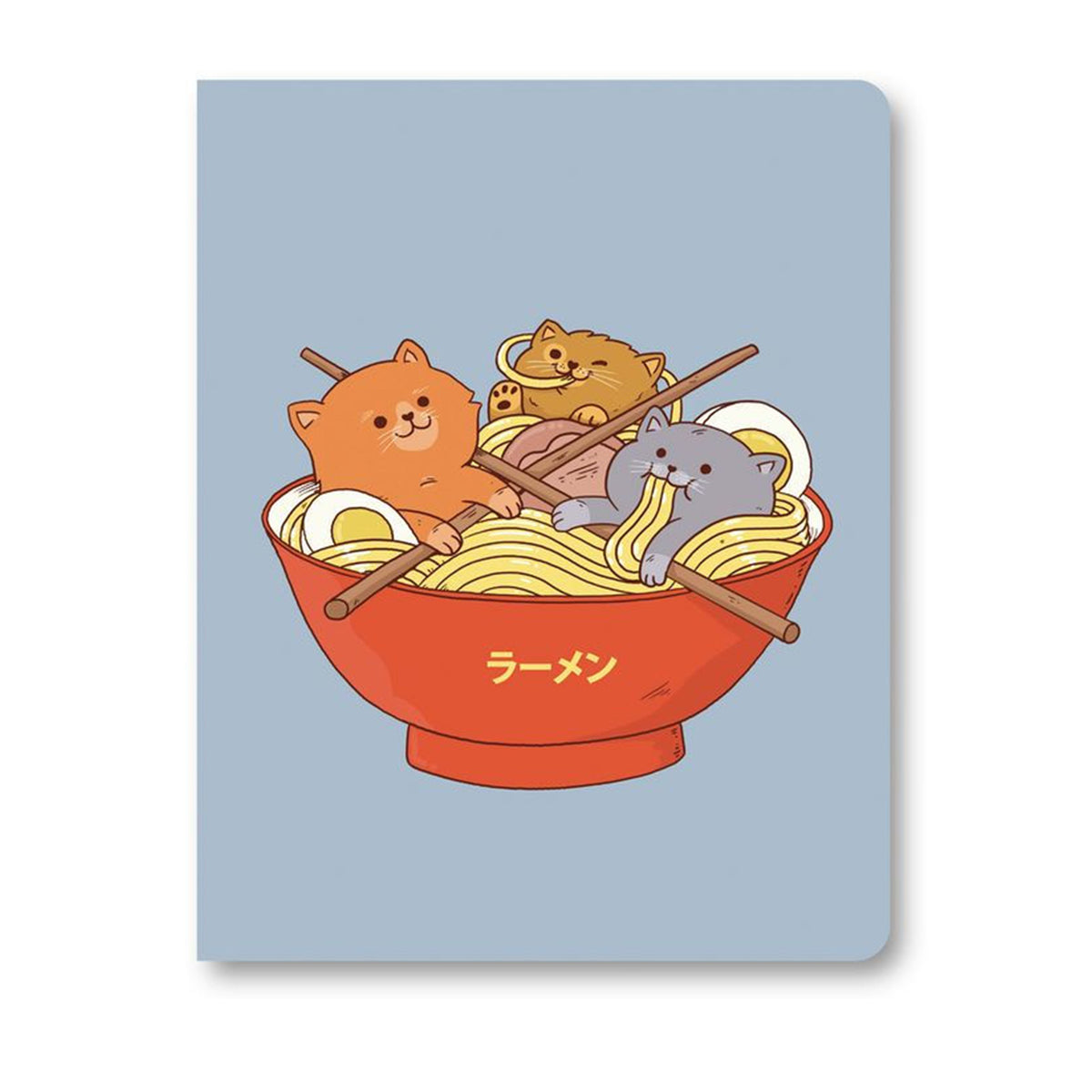 RAMEN & CATS LAYFLAT LINED JOURNAL
