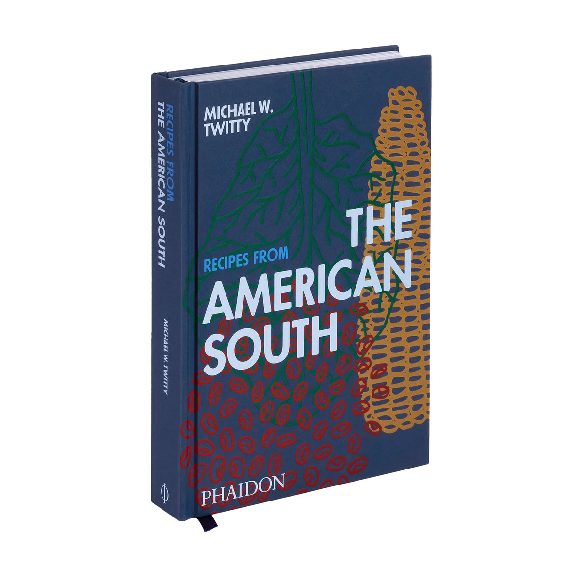 Book titled 'Recipes from the American South' by Michael W. Twitty with a blue cover on a white background.