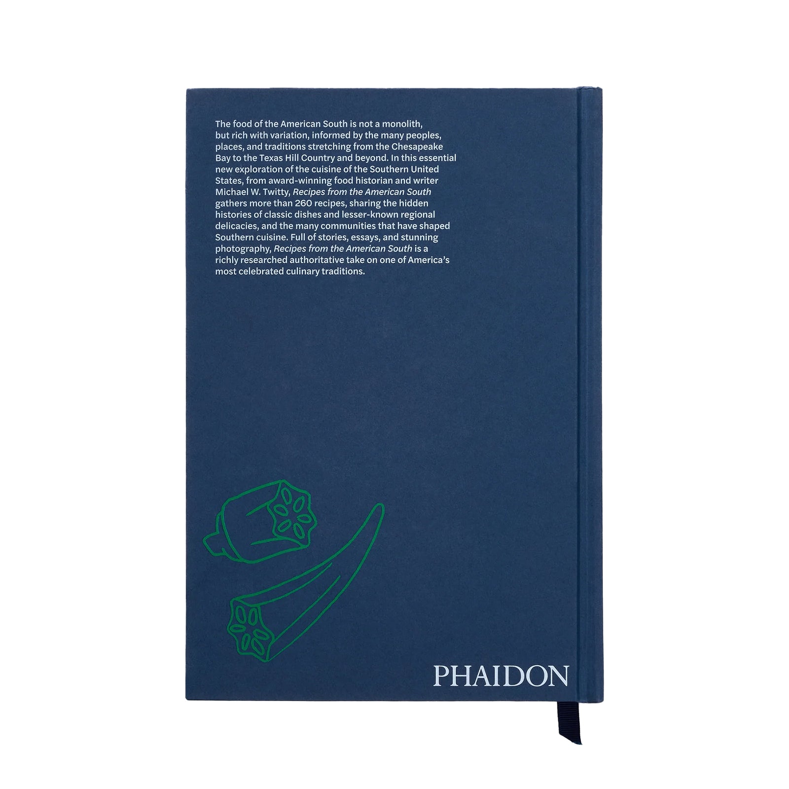 Book titled 'Recipes from the American South' by Michael W. Twitty with a blue cover on a white background.