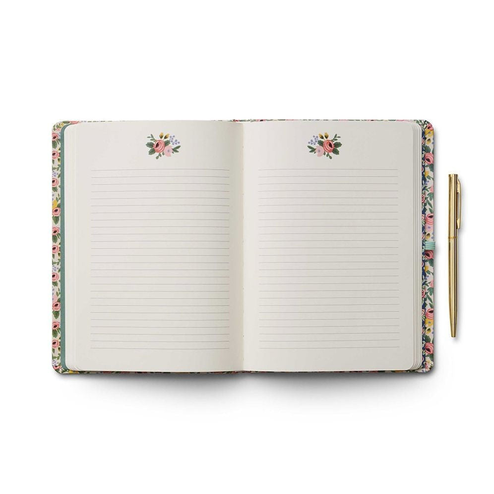 ROSA LINED JOURNAL WITH PEN