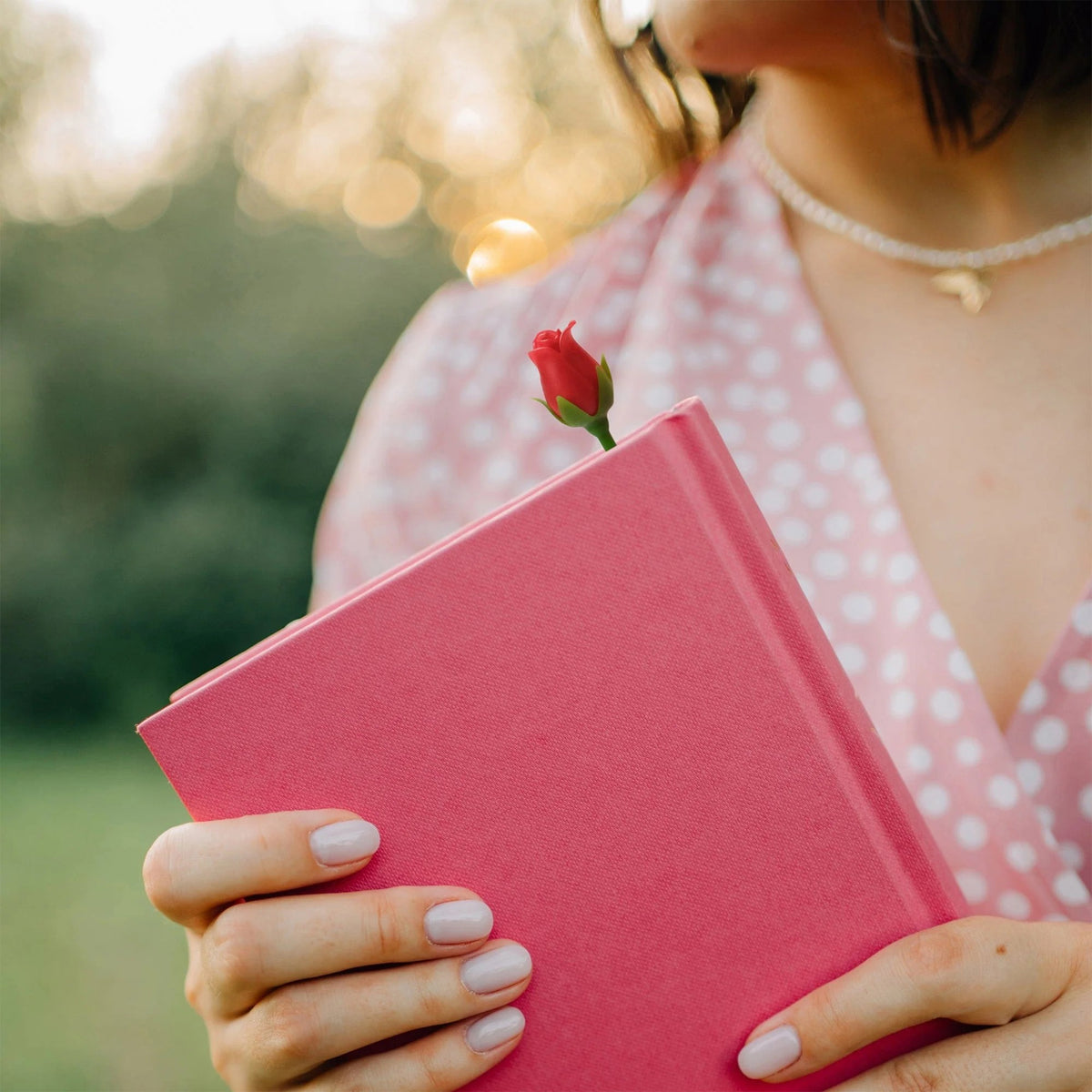ROSES ARE READ BOOKMARKS