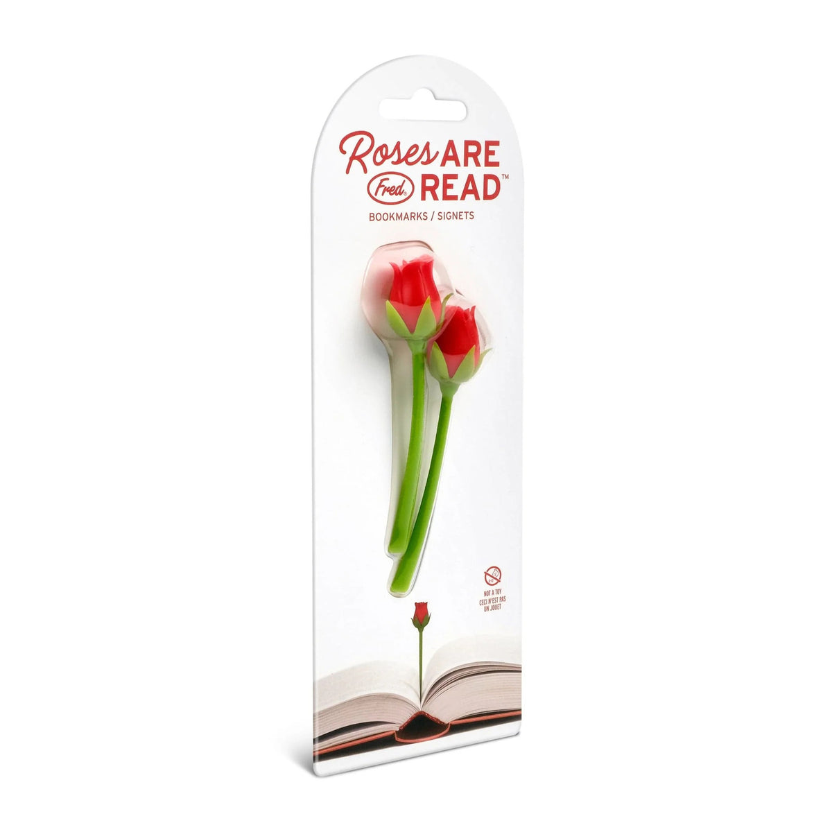 ROSES ARE READ BOOKMARKS