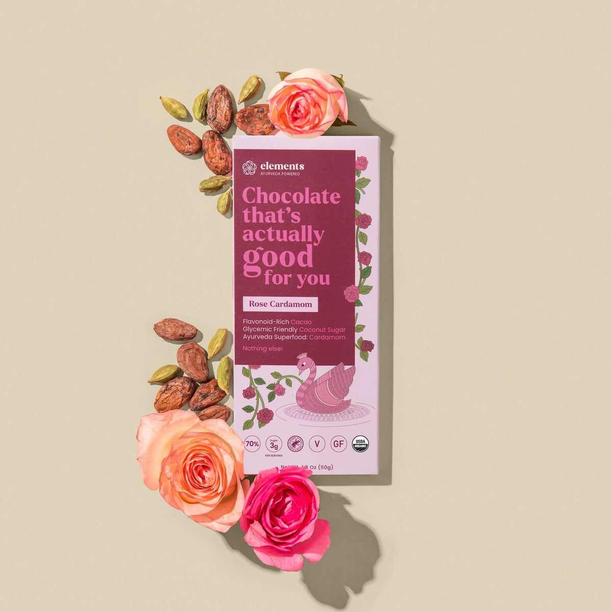 CHOCOLATE ELEMENTS LUXE DARK CHOCOLATE