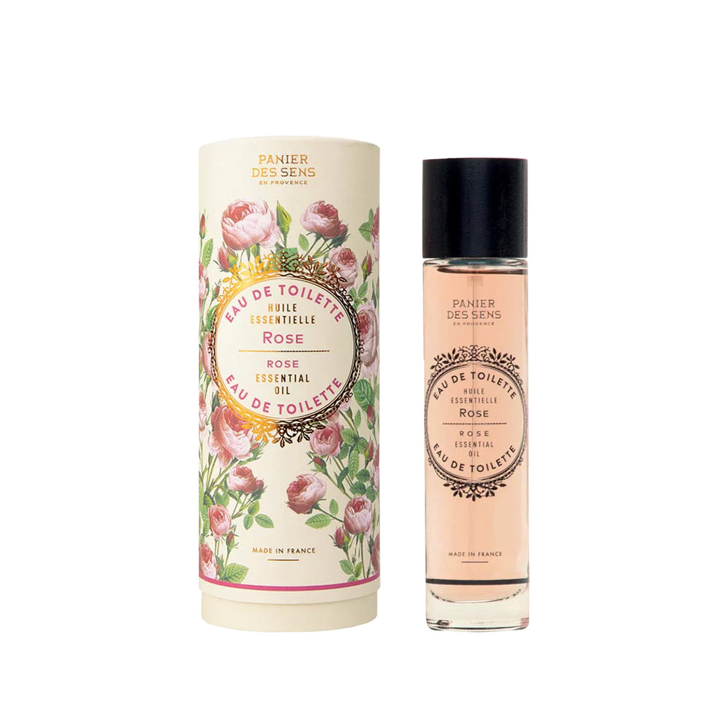 An Eau de Toilette with a timeless, elegant and natural fragrance. This classic rose scented perfume is velvety and feminine, with white musk and cedarwood for a breath of fresh air and romance. Soft, luxurious and enchanting - just like a rose. Vegan.  Made in France. 100% recyclable packaging. 1.7 oz.