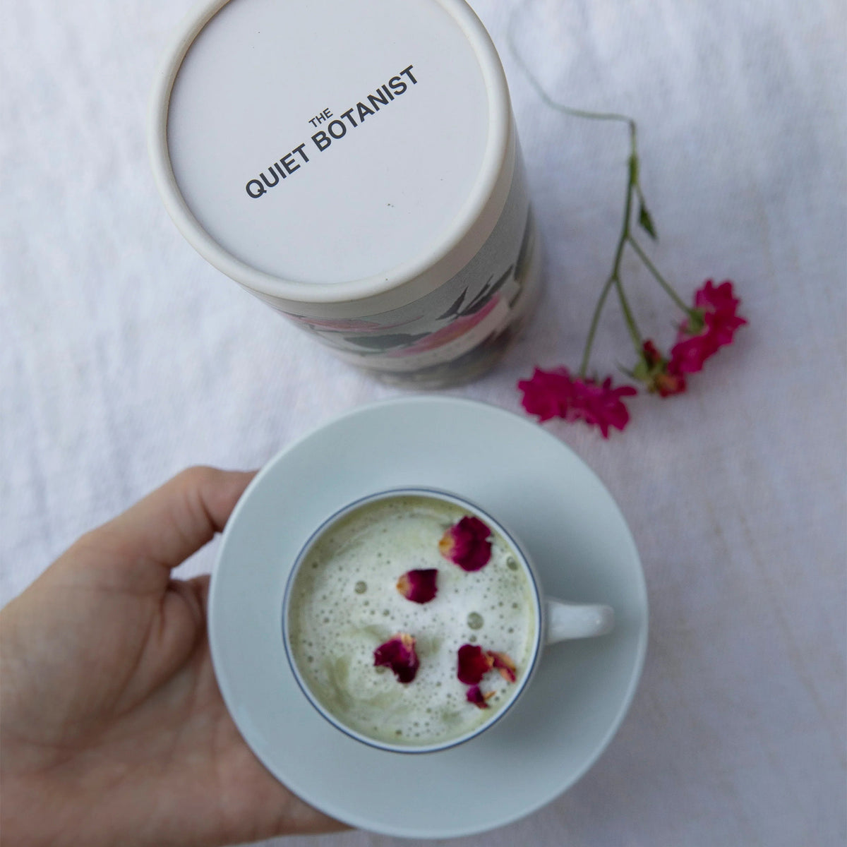 EDIBLE ROSE PETAL CANISTER