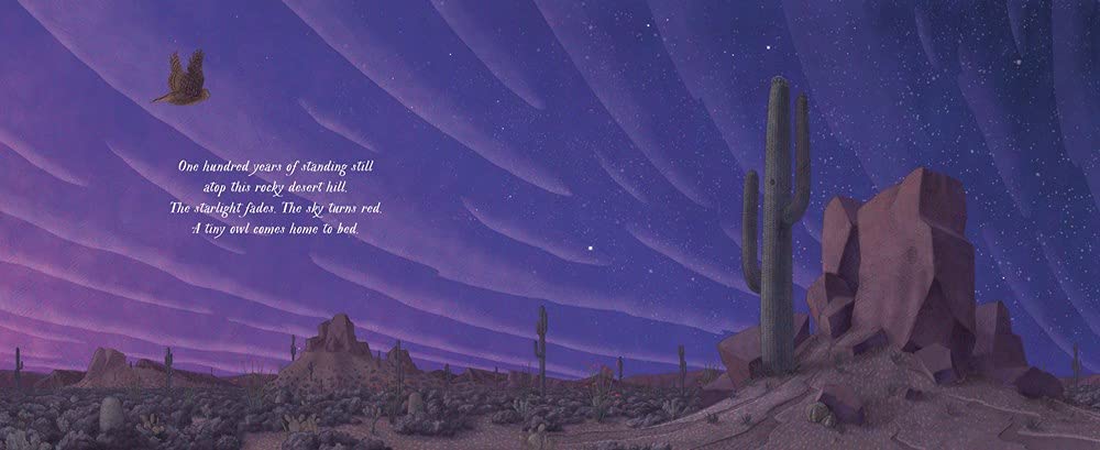 A birthday is always a happy occasion but never more so in this desert community then when it's a centenary for a Saguaro cactus! For one hundred years, the majestic cactus has anchored this vibrant neighborhood. In beautiful rhyming text, the creatures that depend on Saguaro's gifts come to pay homage. Ages: 5+.