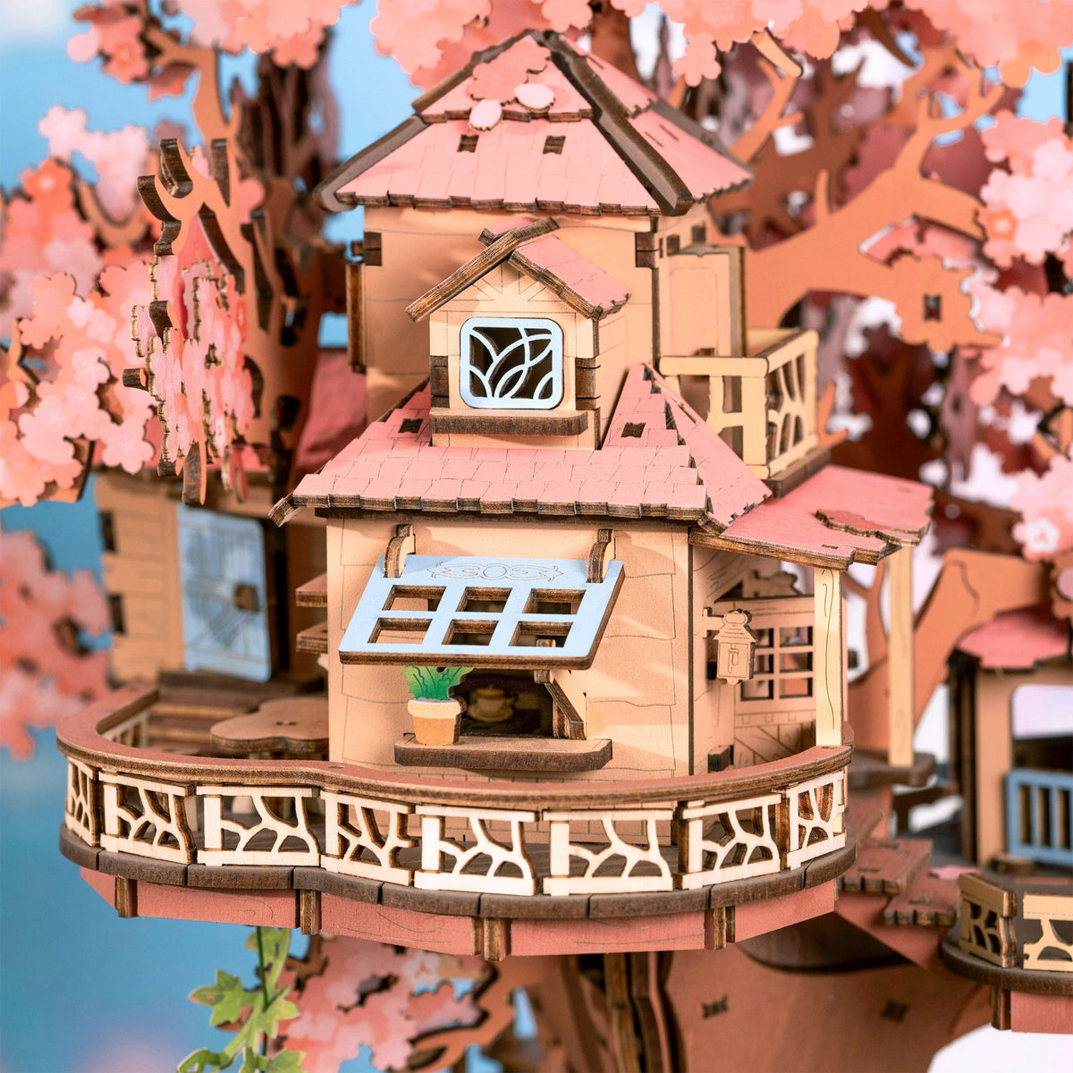 SAKURA TREE HOUSE MODEL KIT