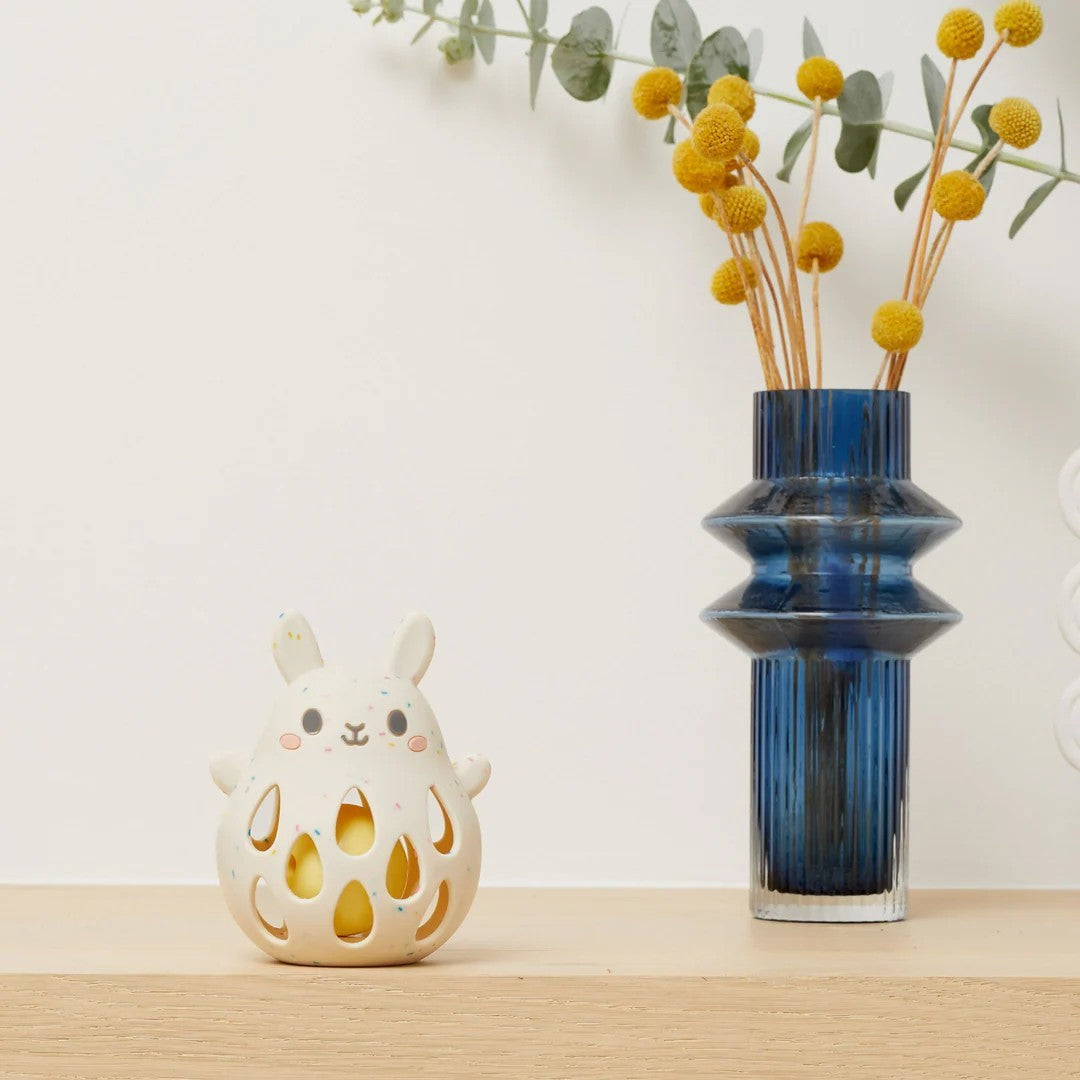 SILICONE BUNNY RATTLE