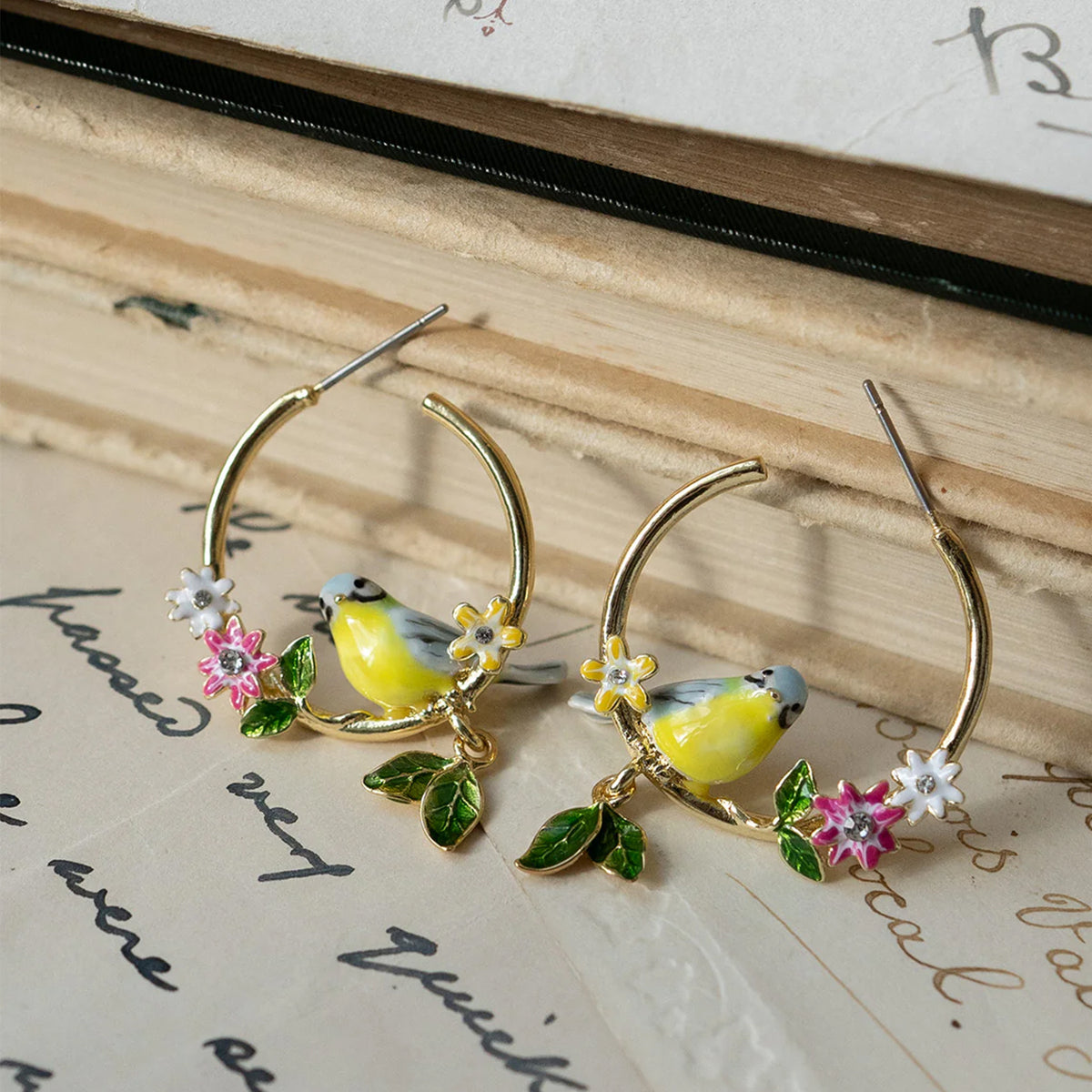 SONGBIRD HOOP EARRINGS