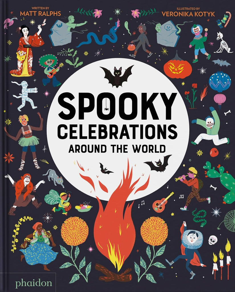 Welcome to the spookiest, and most fun, book of celebrations from around the world! You’ll have heard of Halloween, and maybe Día de Muertos, or Obon too, but did you know there are spooky festivals all over the world? Across every continent there are festivals that celebrate and honor spirits. Reading ages: 5+.