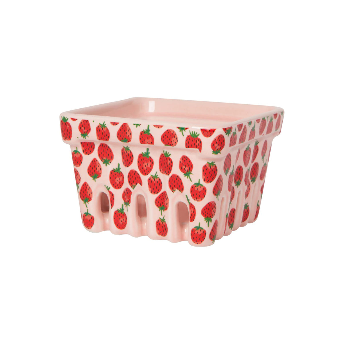 CERAMIC STRAWBERRY BASKET
