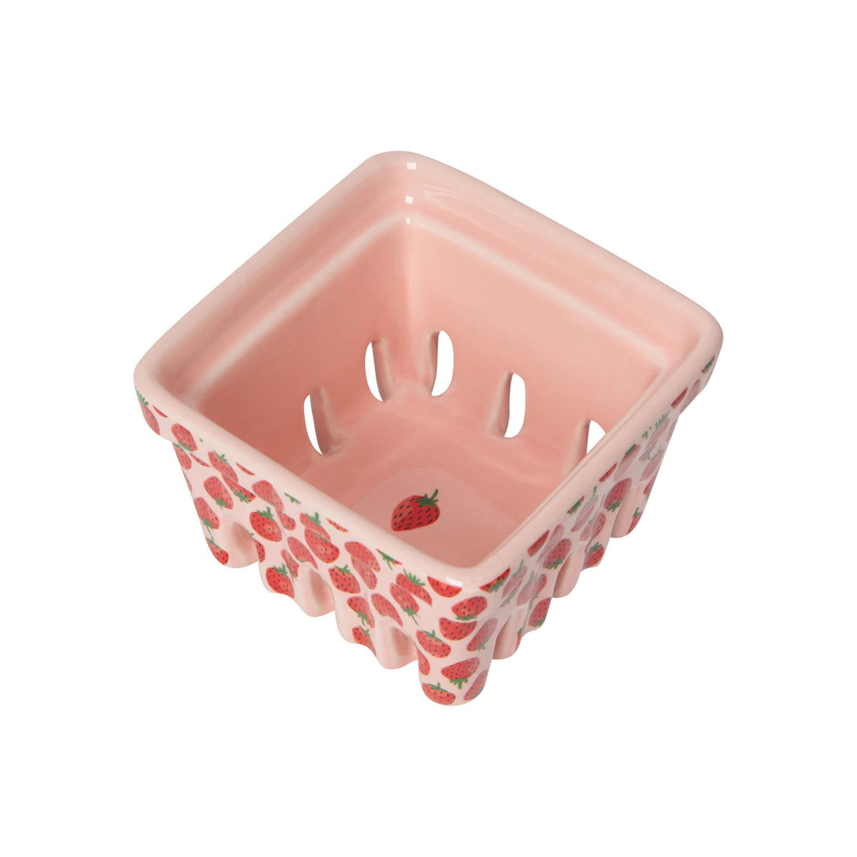 CERAMIC STRAWBERRY BASKET