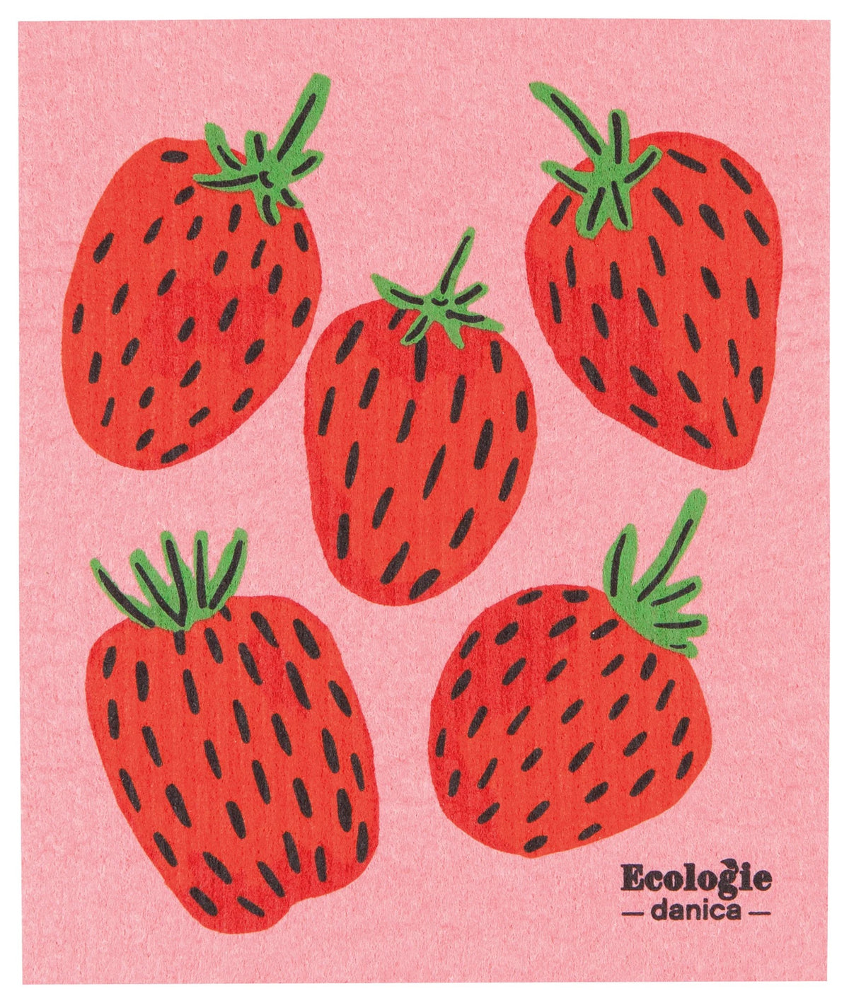 STRAWBERRY SWEDISH SPONGE CLOTH