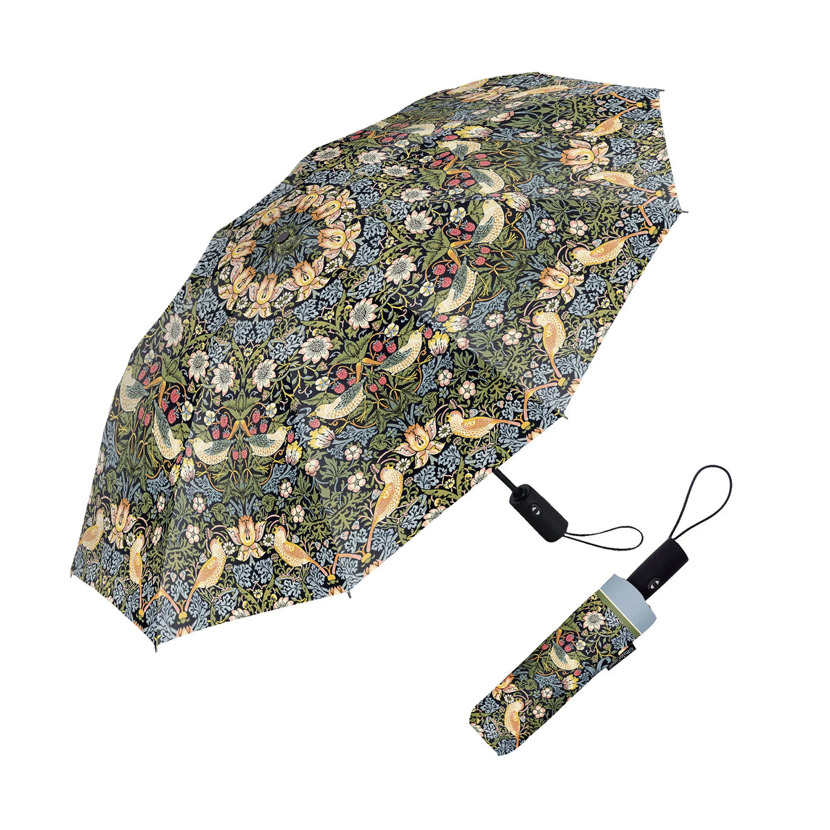 WILLIAM MORRIS PRINT TRAVEL UMBRELLA