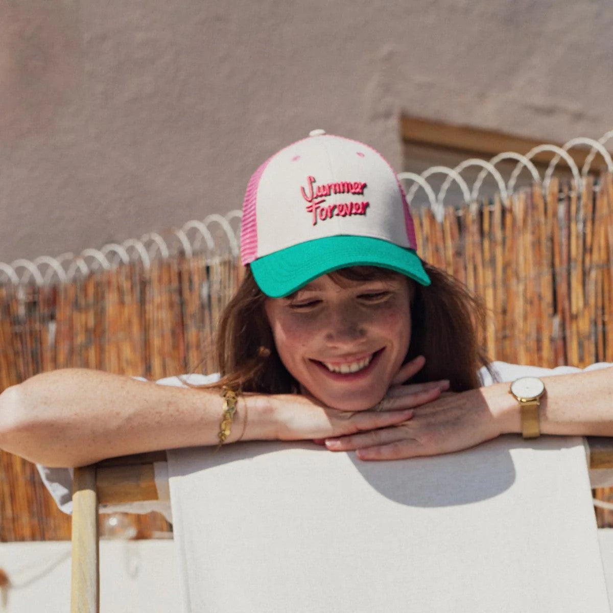 SUMMER FOREVER TRUCKER  HAT