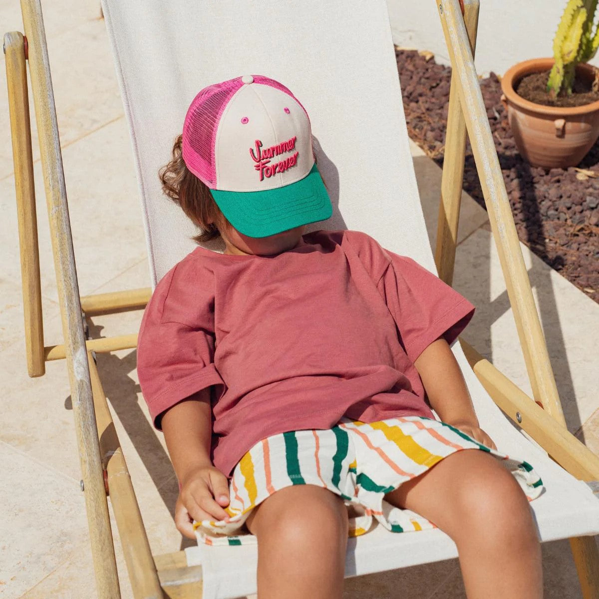SUMMER FOREVER TRUCKER HAT - KIDS