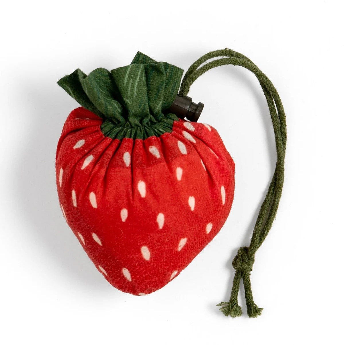 Embrace eco-friendly shopping with this sweet strawberry packable tote bag. This roomy, versatile tote is made from lightweight, durable fabric, making it perfect for berry picking and farmers markets. Its clever foldable design allows for easy transport, fitting neatly into your purse or glove compartment for spontaneous shopping trips.