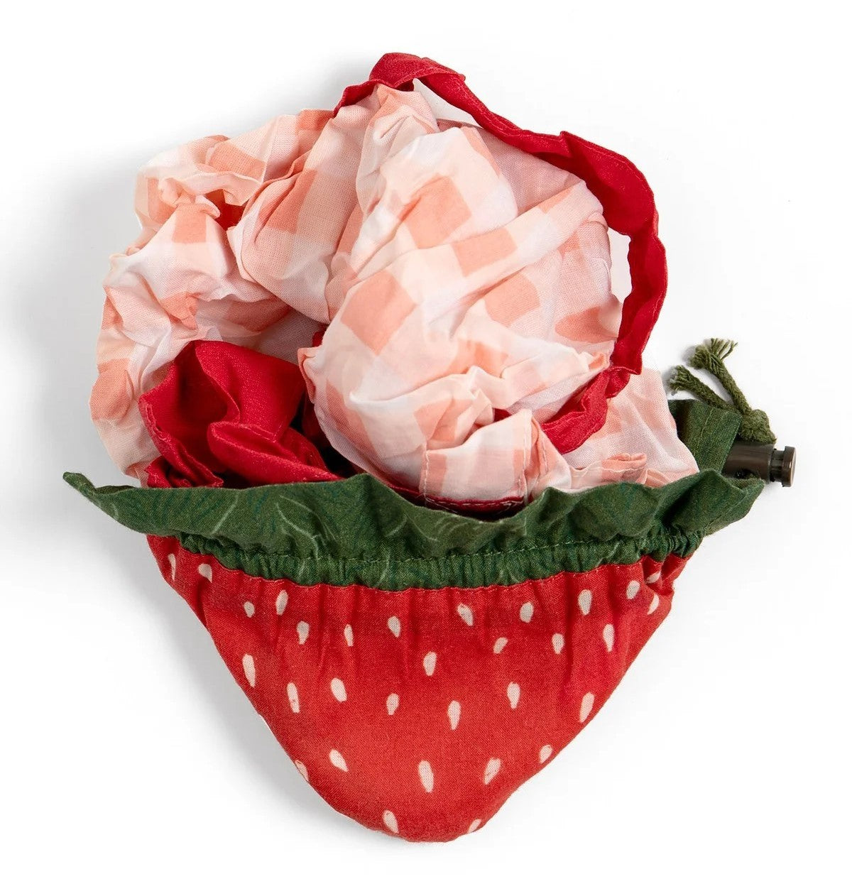 STRAWBERRY PACKABLE TOTE