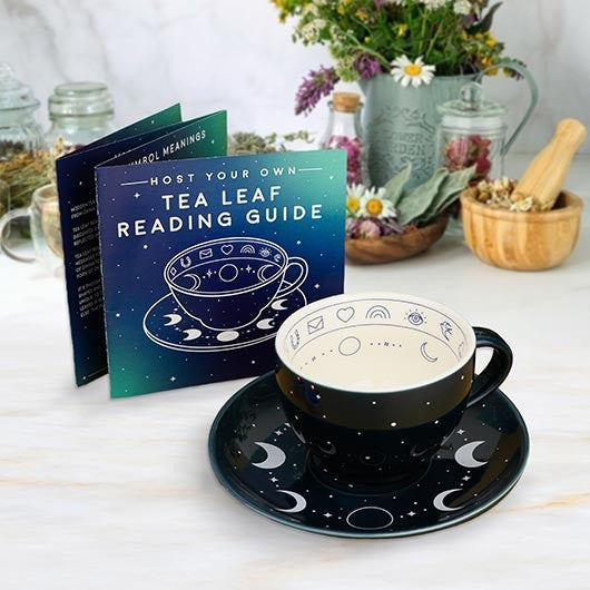 TEA LEAF READING CUP & SAUCER