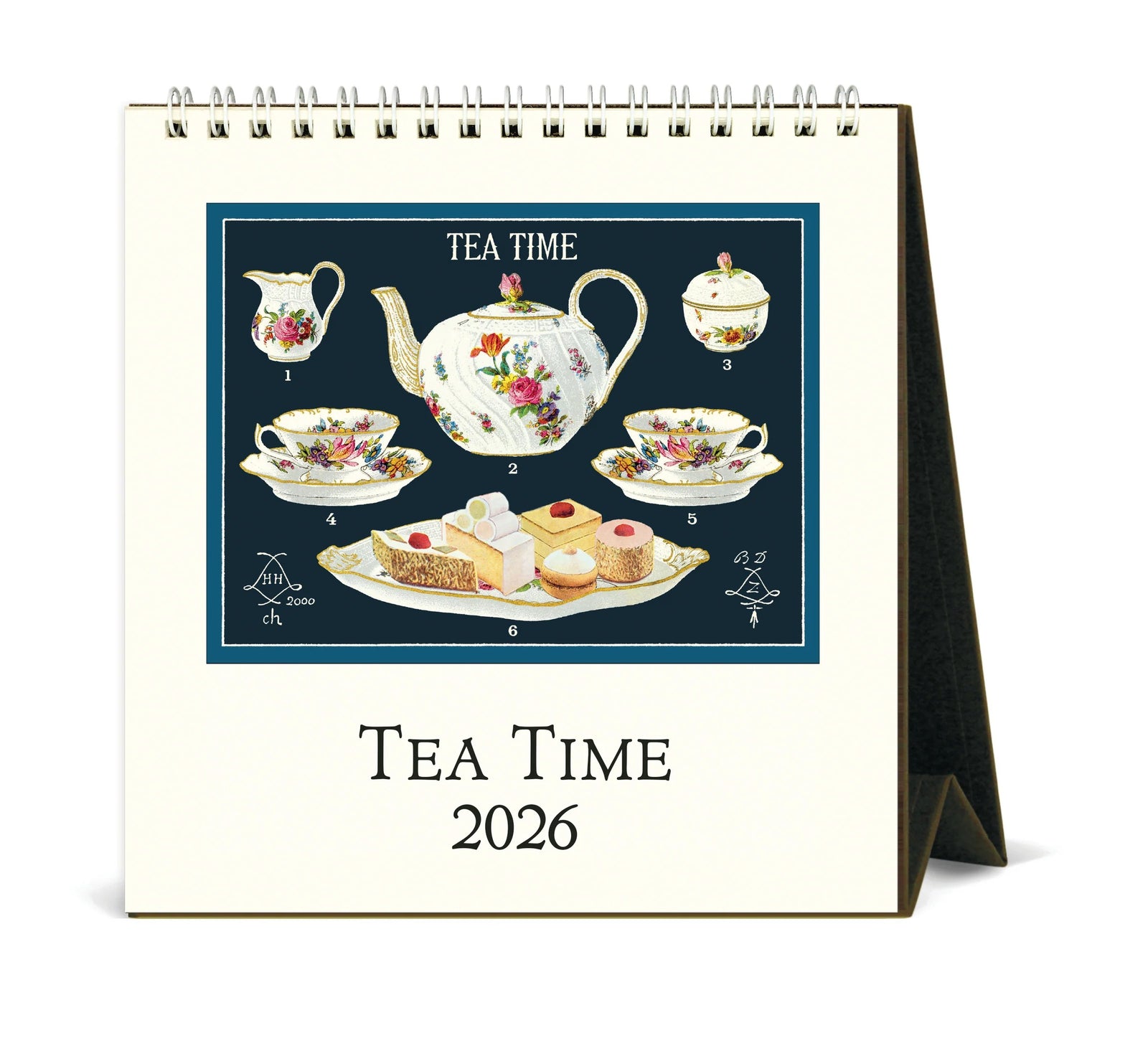 TEA TIME DESK CALENDAR 2026