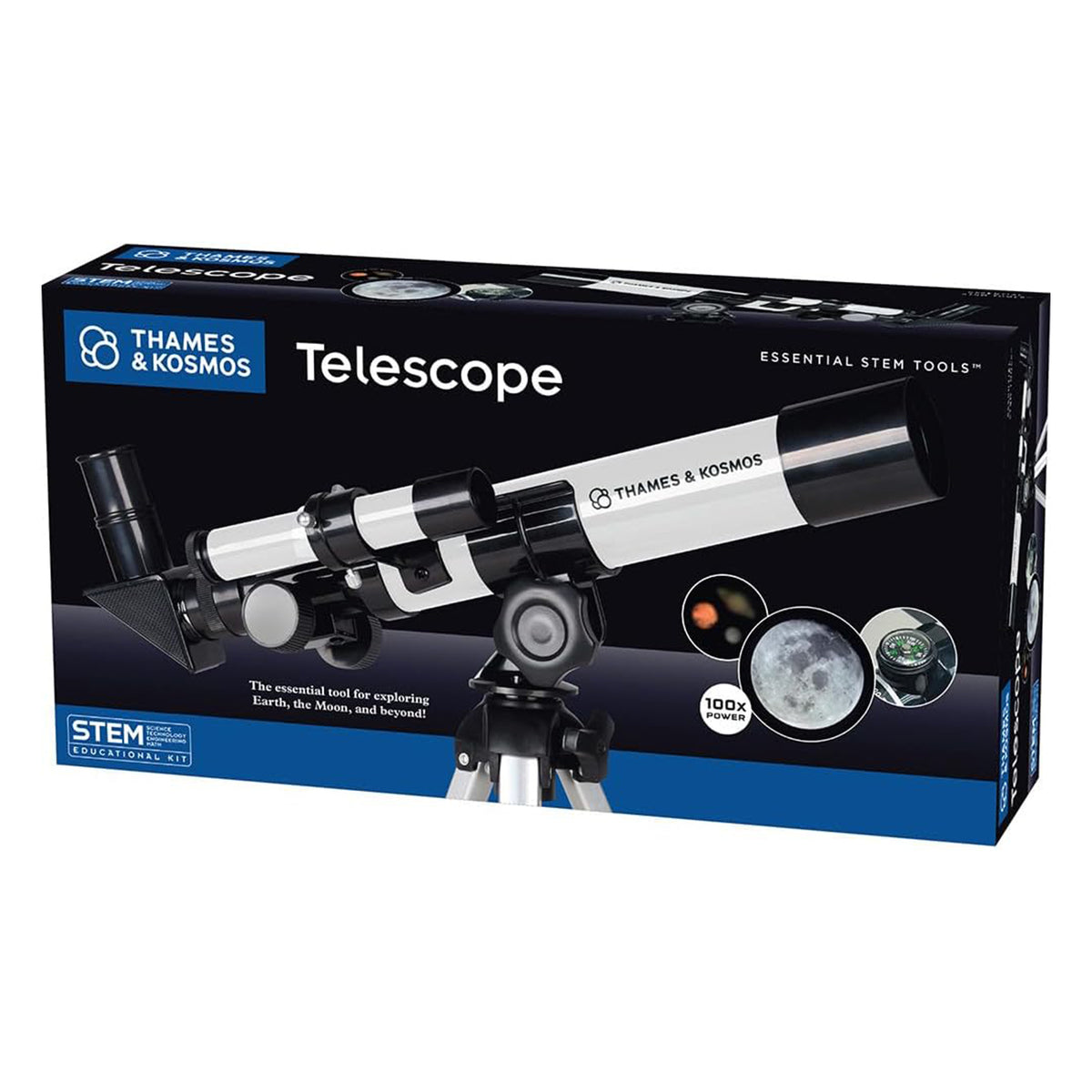Thames & Kosmos telescope set in packaging on a white background