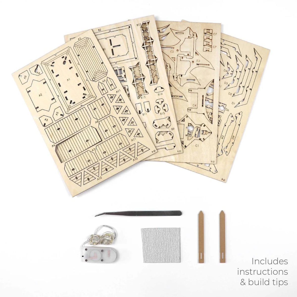 TEMPLE OF GRATITUDE 3D MODEL KIT