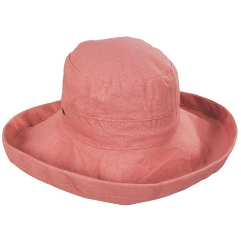 Scala Women's Big Brim Cotton Hat Red Scala Women's Bg Brm Cotton