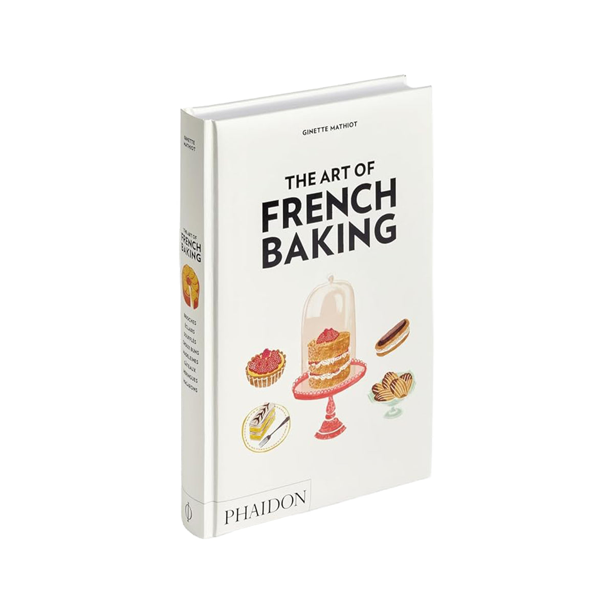 Book titled 'The Art of French Baking' by Phaidon on a white background