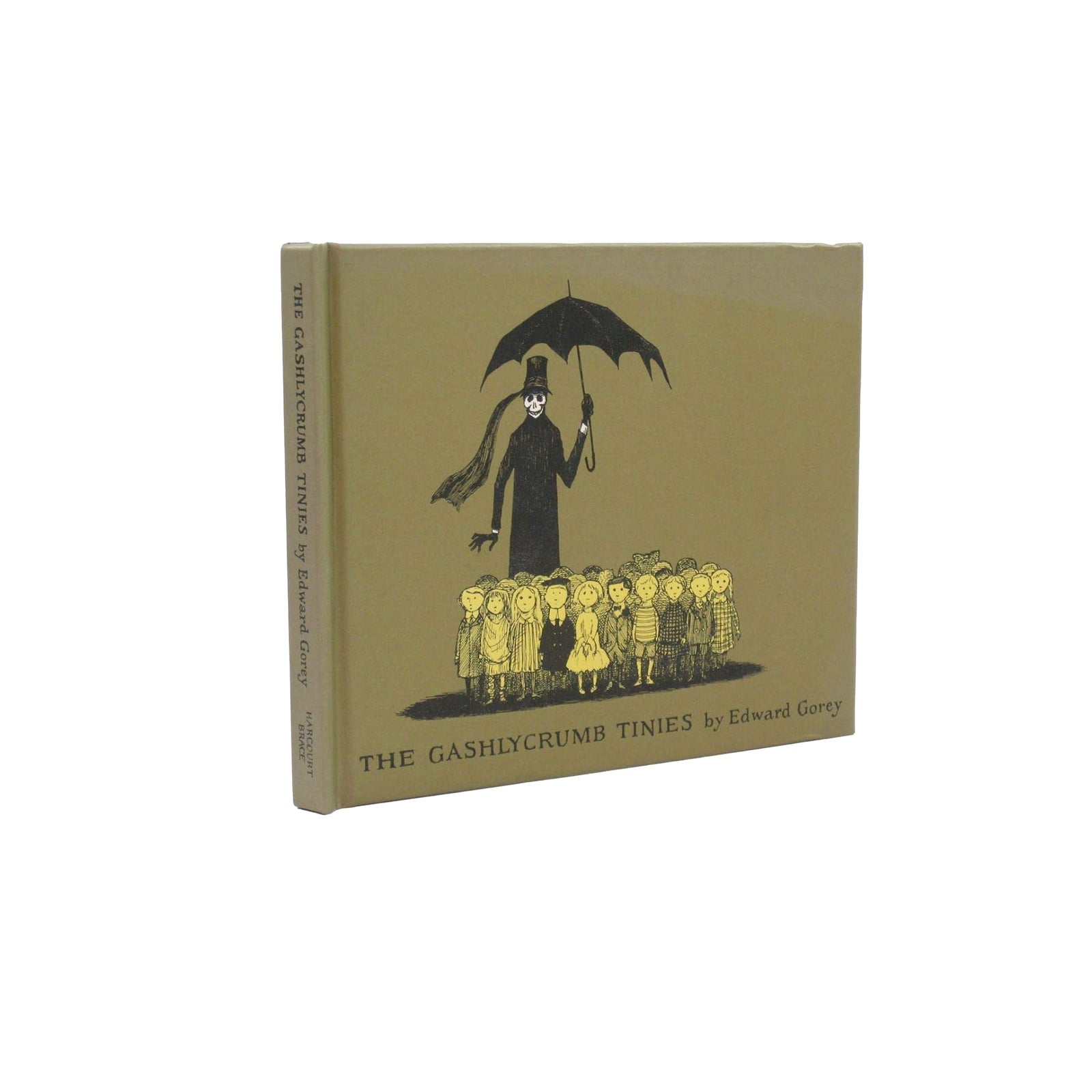 Book cover of The Gashlycrumb Tinies by Edward Gorey on a white background