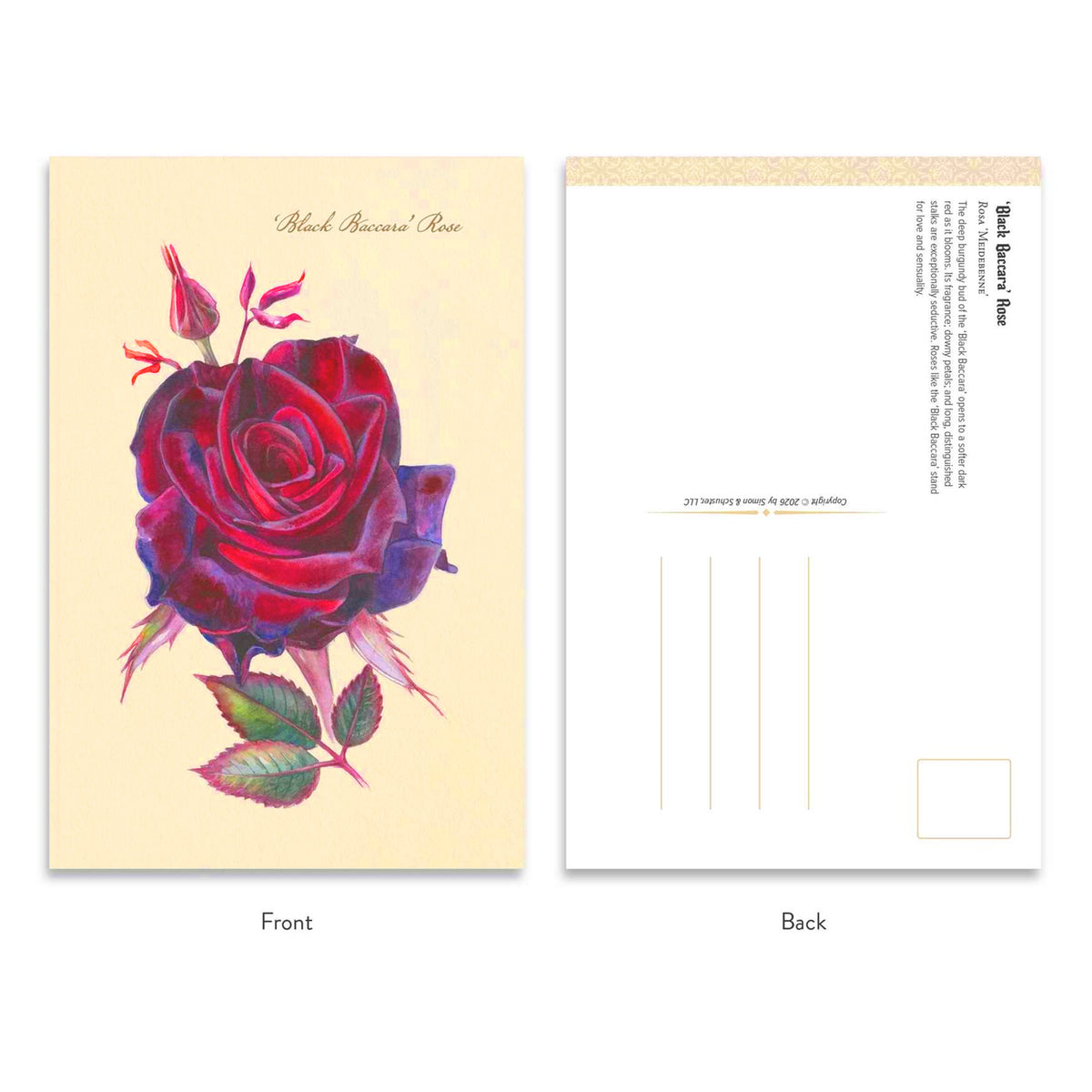 THE GOTH GARDEN: DARK BLOOMS: 50 POSTCARDS