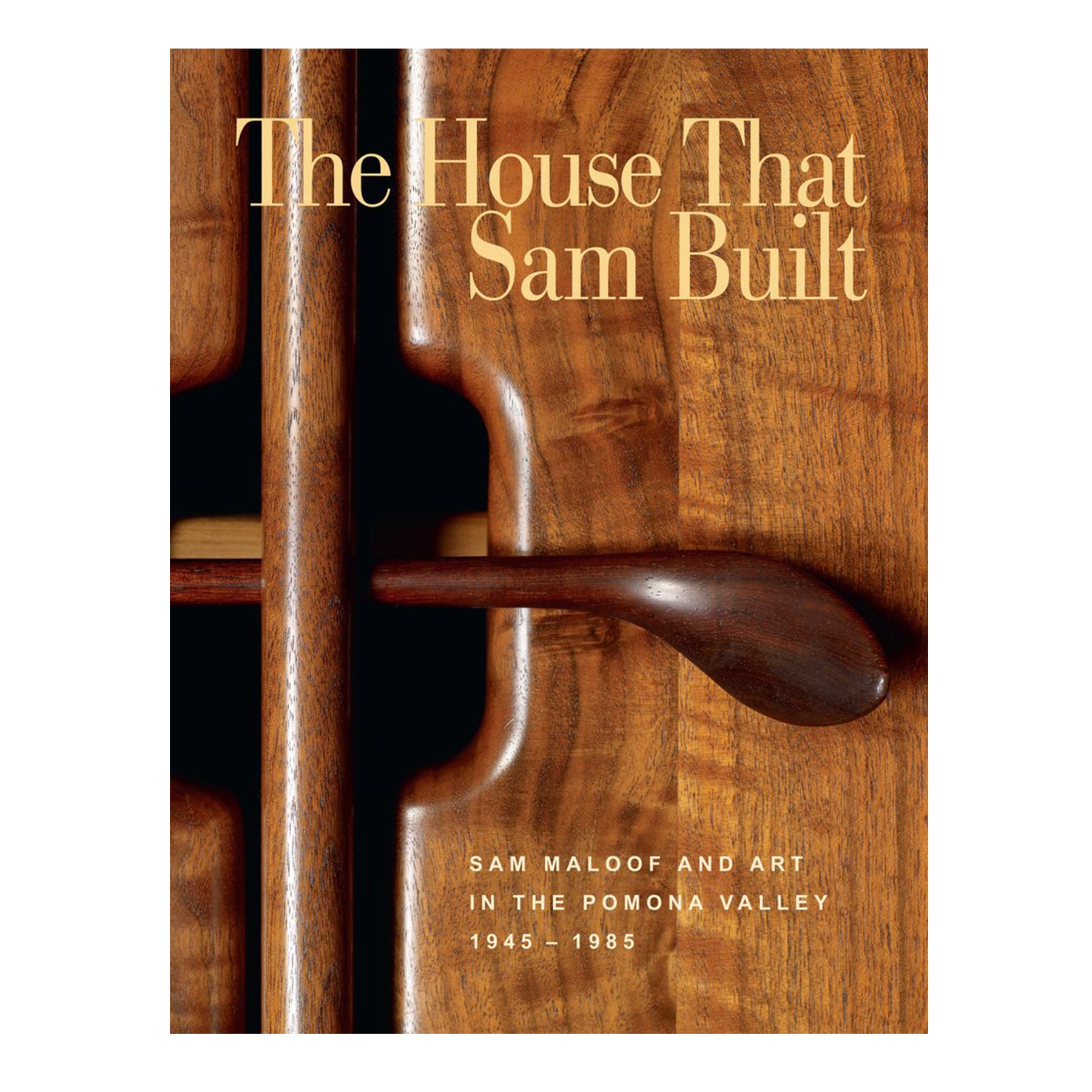 Book cover of 'The House That Sam Built' with wooden design elements.