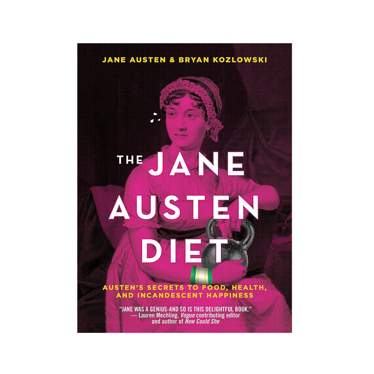 Book cover of 'The Jane Austen Diet' with a stylized portrait of a woman in a bonnet.