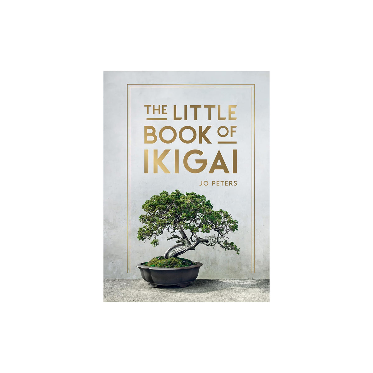 Book cover of 'The Little Book of Ikigai' with a tree design on a light background
