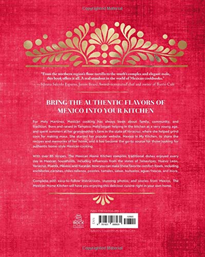 The long-awaited, best-selling cookbook from Mely Martínez, The Mexican Home Kitchen, compiles the traditional home-style dishes enjoyed every day in Mexican households, with influences from states like Tamaulipas, Nuevo León, Veracruz, Puebla, Estado de México, and Yucatán. 192 pages hardcover.