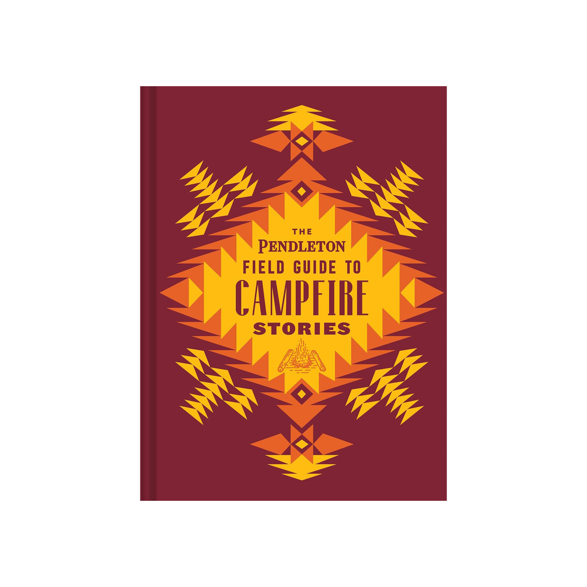Book titled 'The Pendleton Field Guide to Campfire Stories' with a red and yellow design on a white background