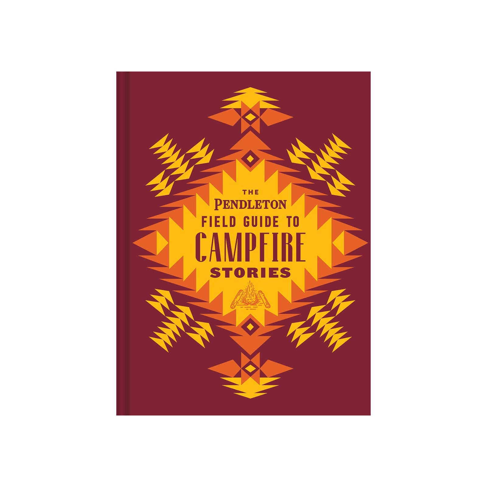 Book titled 'The Pendleton Field Guide to Campfire Stories' with a red and yellow design on a white background