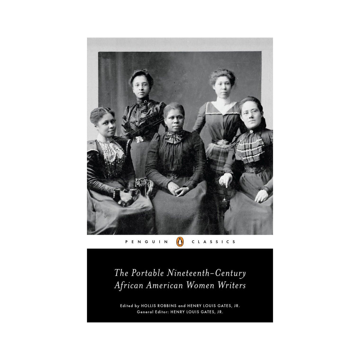 Book cover of 'The Portable Nineteenth-Century African American Women Writers' with a black and white photo of women on the cover.