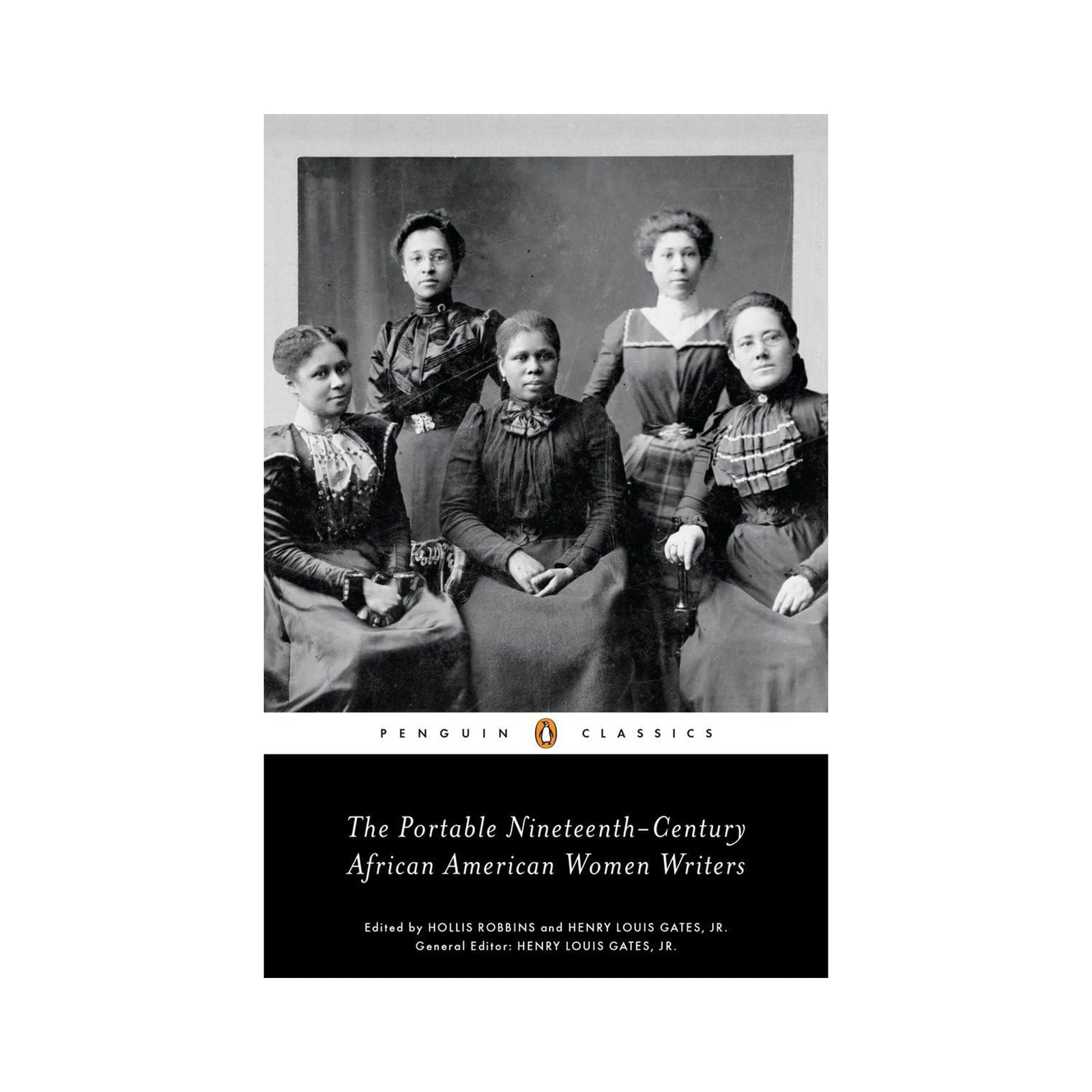 Book cover of 'The Portable Nineteenth-Century African American Women Writers' with a black and white photo of women on the cover.