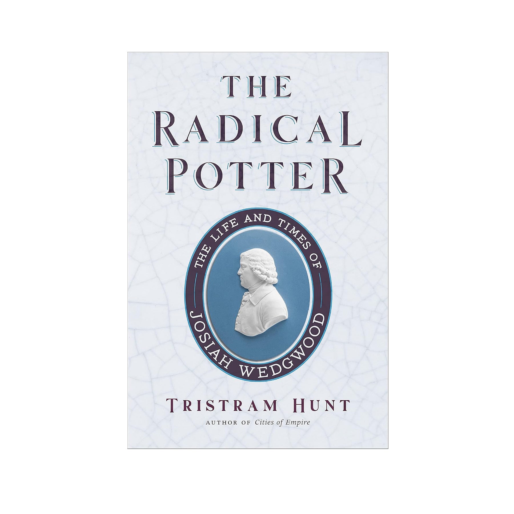 Book cover of 'The Radical Potter: The Life and Times of Josiah Wedgwood' by Tristram Hunt on a white background.