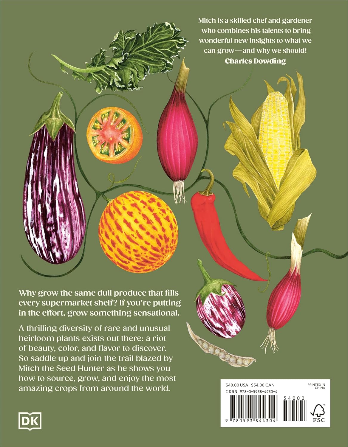 Why grow the same dull vegetables and herbs that fill every grocery store shelf? If you’re putting in the effort and growing your own, make it sensational! There's a thrilling diversity of rare and unusual heirloom plants―a riot of beauty, color, and flavor that can only be experienced by growing your own. So, saddle up and join the trail blazed by Mitch the Seed Hunter as he shows you how to source, grow, and enjoy the most amazing crops worldwide