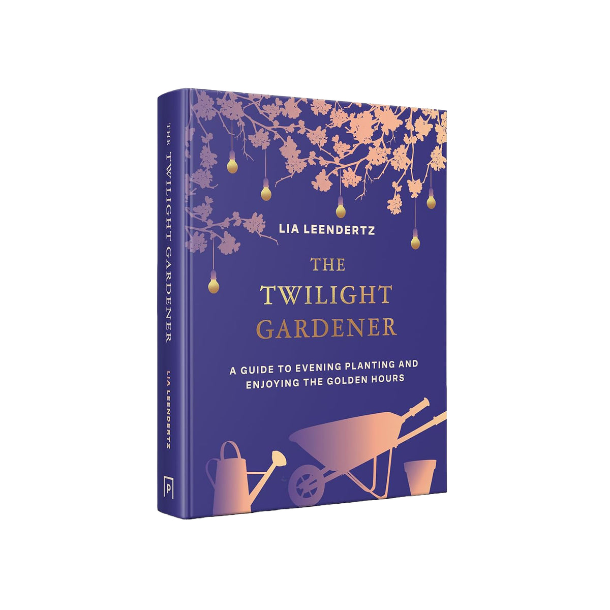 Book cover of Teh Twilight Gardener by Lia Leendertz with a purple cover on a white background.