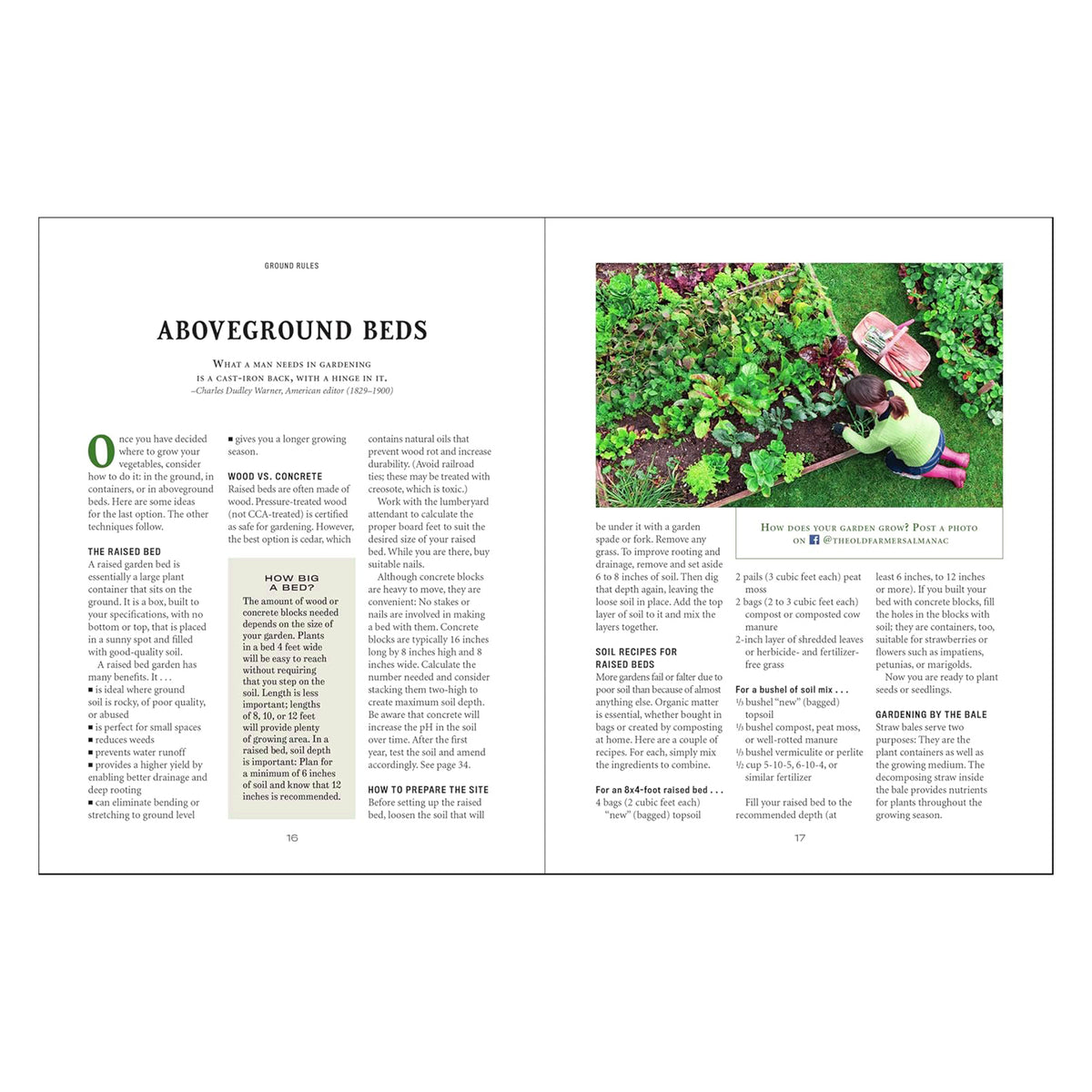 THE OLD FARMER'S ALMANAC: VEGETABLE GARDENER'S HANDBOOK