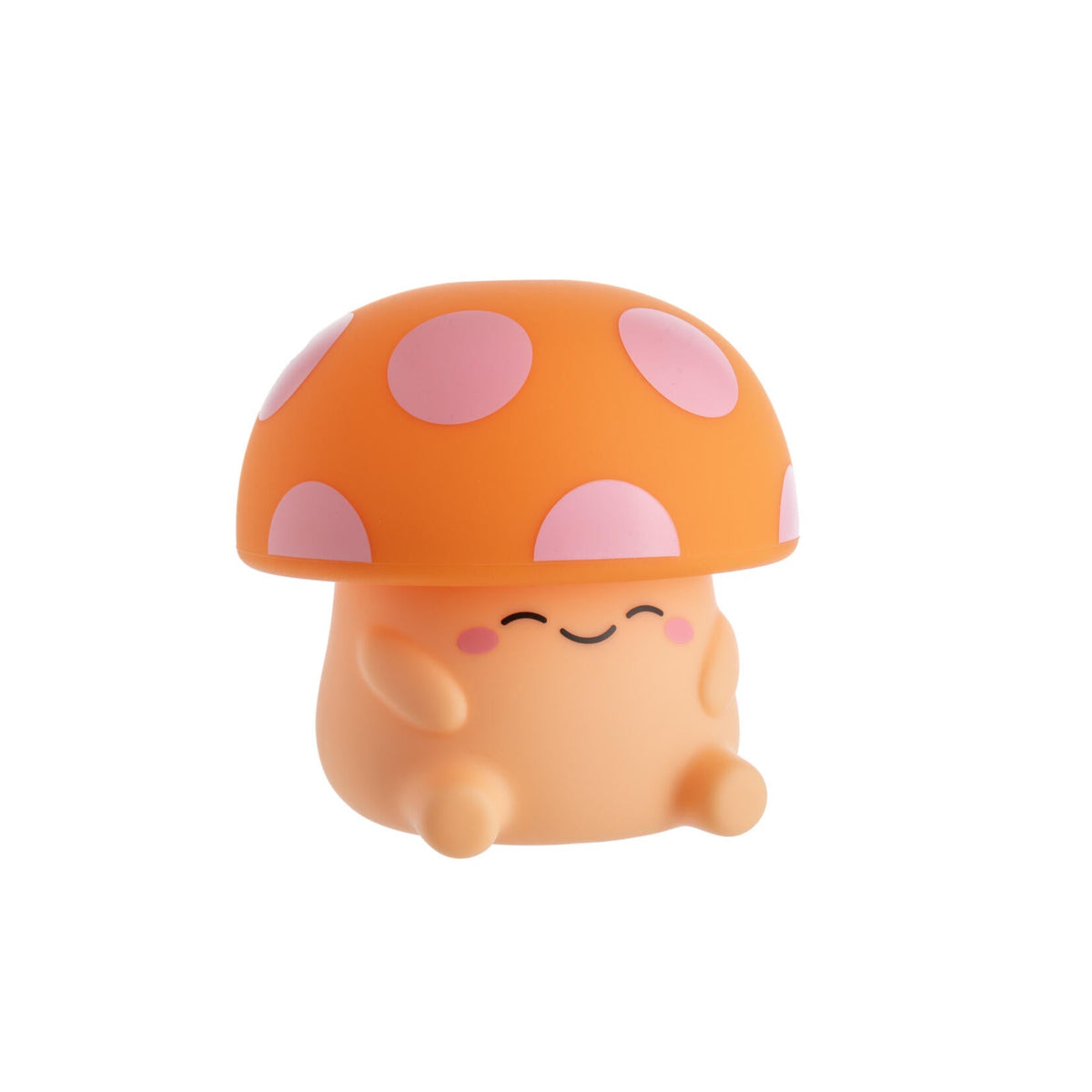Mushi is designed to be the fun-gi in the room! This lovely little light has three brightness settings. You can also use the &#39;no touch&#39; mode for a steady, ambient glow. Its auto shut-off feature after one hour conserves battery life, making it a wonderfully soothing, easy-to-use night light for kids and nurseries. 