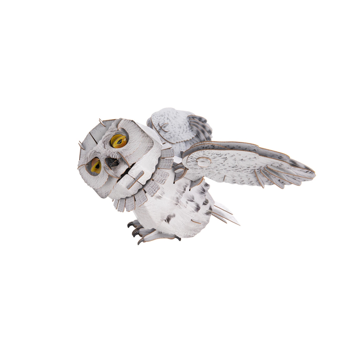 SNOWY OWL 3D PAPER MODEL KIT
