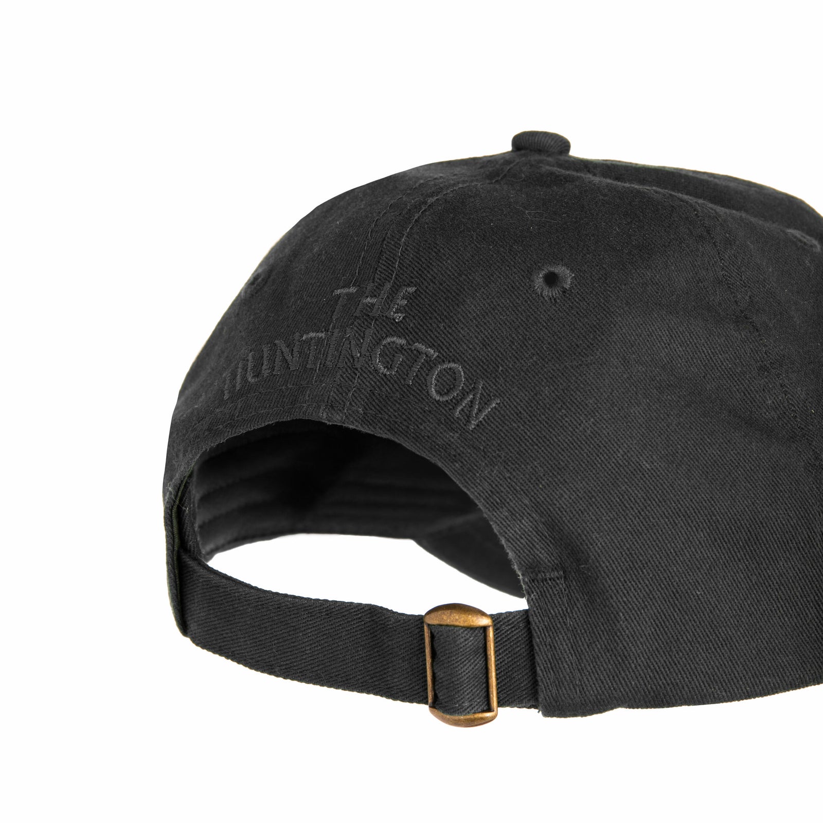 With shiny and raised embroidery on the front and back, our new monogram and wordmark stand out against the matte black cap.